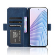Футляр з клапаном для Xiaomi Redmi Note 14 4G, Card Slot, темно-синій