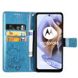 Чехол Wallet до Motorola Moto G31 / G41, Clover, Blue
