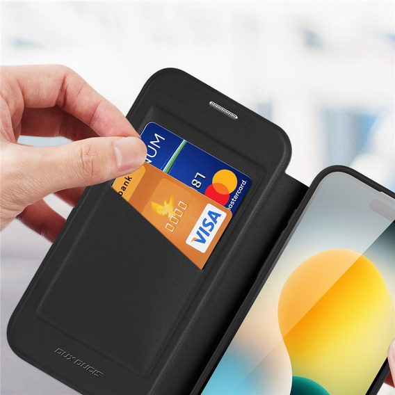 Чохол Dux Ducis для iPhone Air, Skin X Pro, з клапаном, для MagSafe, чорний