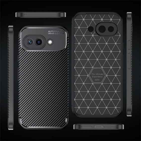 Чехол до Xiaomi Poco F7 Pro, Carbon, чёрный