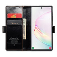 Флип-кейс CASEME для Samsung Galaxy Note 10 Plus, Waxy Textured, чёрный