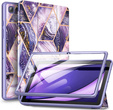 Чoхол до Samsung Galaxy Tab A7, Suritch Full Body Basic Marble, фіолетовий