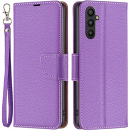 Чохол-книжка для Samsung Galaxy A34 5G, Wallet Litchi Magnet, фіолетовий
