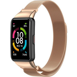 Браслет Milanese Fine Mash 2 до Huawei Band 6 / Honor Band 6, Gold