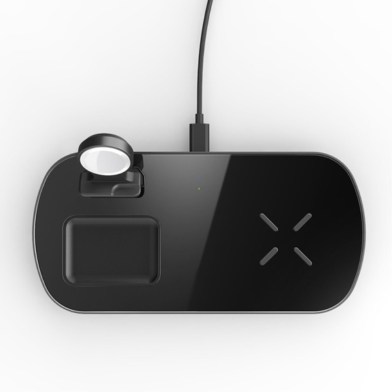 Безпровідна зарядка XDL-WA06 3in1 10W - black