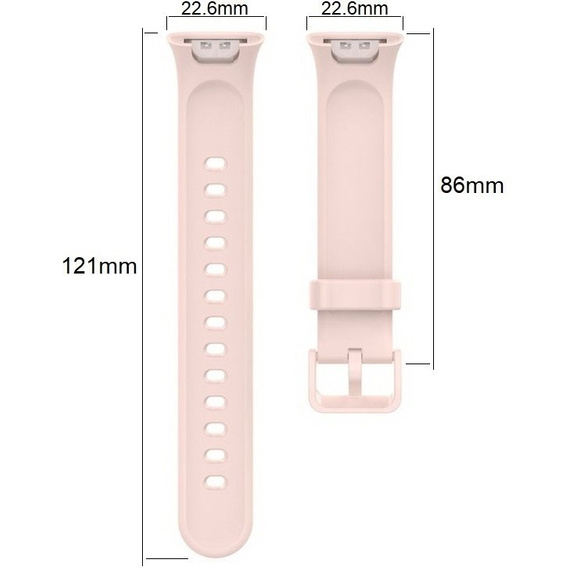 Силиконовый ремешок для Xiaomi Mi Band 7 Pro, Pink