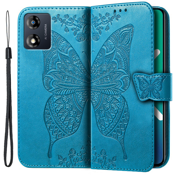 Чохол-книжка для Motorola Moto E13, Butterfly, м'яти