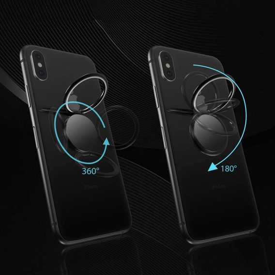 Магнитное кольцо для телефона ( на палец ) Tech-Protect Magnetic Phone Ring , Black