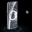 Чехол для Nothing Phone 2, гибридный чехол Fusion, для MagSafe, прозрачный