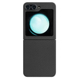 Чохол для Samsung Galaxy Z Flip7 FE / Z Flip6, Aramid Fiber Cover, чорний