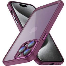 Чехол для iPhone 15 Pro Max, ERBORD Impact Guard, бордовый