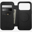 Чохол Nomad для iPhone 17 Pro, Modern Leather Folio, коричневий