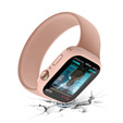2в1 чохол та захисне скло для годинника Apple Watch 7/8/9 45mm, Pink