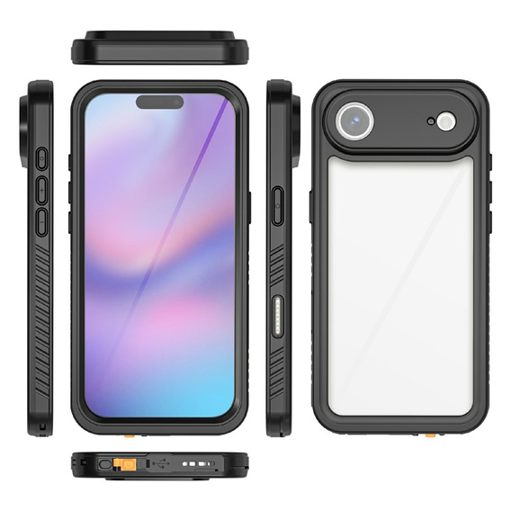 Чохол для iPhone Air, водонепроникний IP68 Redpepper, чорний