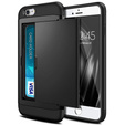 Чехол до iPhone 7/8/SE 2020/SE 2022, Sliding Card Holder, чёрный