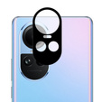 2x закаленное стекло ERBORD для камеры Oppo Reno 10 / 10 Pro, чёрный