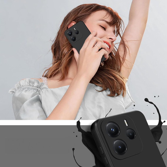 Чoхол до Xiaomi Redmi Note 14 4G, Silicone Lite, чорний