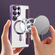 Чохол-книжка для Samsung Galaxy S25 Ultra, RFID Wallet MagSafe CamShield, фіолетовий
