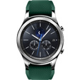 Силиконовый ремешок Twill Texture 22mm, Dark green