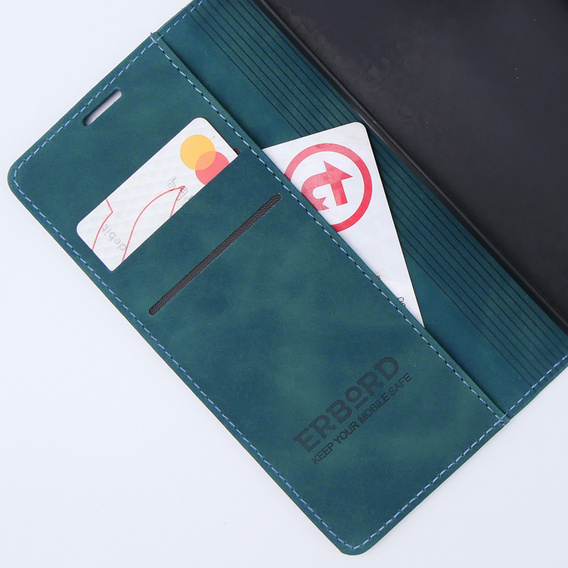 Чохол для Motorola Moto G53, ERBORD Vintage, гаманець з клапаном, м'яти