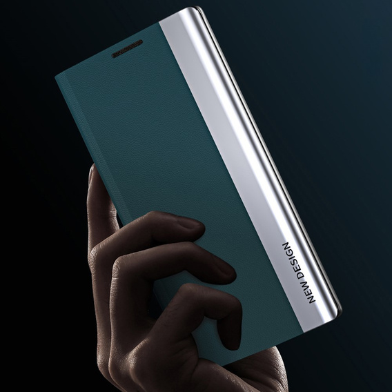 Чохол-книжка для Samsung Galaxy S24 FE, Side Magnetic, зелений