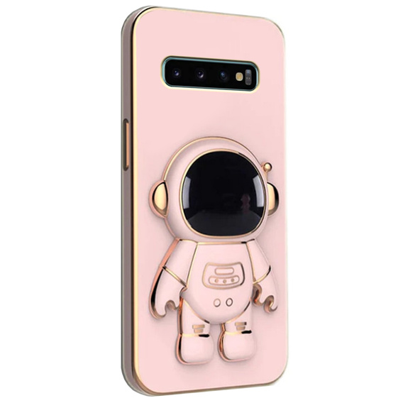 Чехол до Samsung Galaxy S10, Astronaut, розовый rose gold