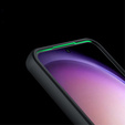 Чохол для Samsung Galaxy A35 5G, Fusion Hybrid, із захистом камери, прозорий / чорний
