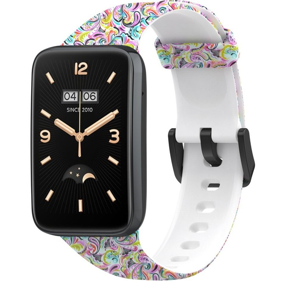 Силиконовый ремешок для Xiaomi Mi Band 7 Pro, Colorful Patterns