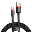 BASEUS Cafule кабель Type-C 3A 1M - Black/Red