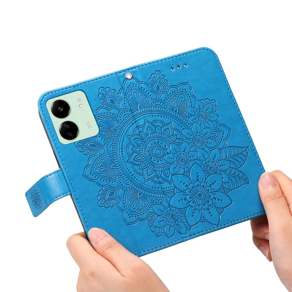 Чохол-книжка для Xiaomi Redmi 13C / Poco C65, Mandala Flower, м'яти