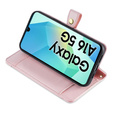 Откидной чехол для Samsung Galaxy A16, Wallet Zipper Pocket, розовый