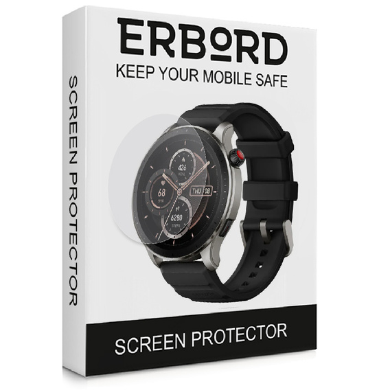 3x Гидрогелевая фольга ERBORD для Amazfit GTR 4