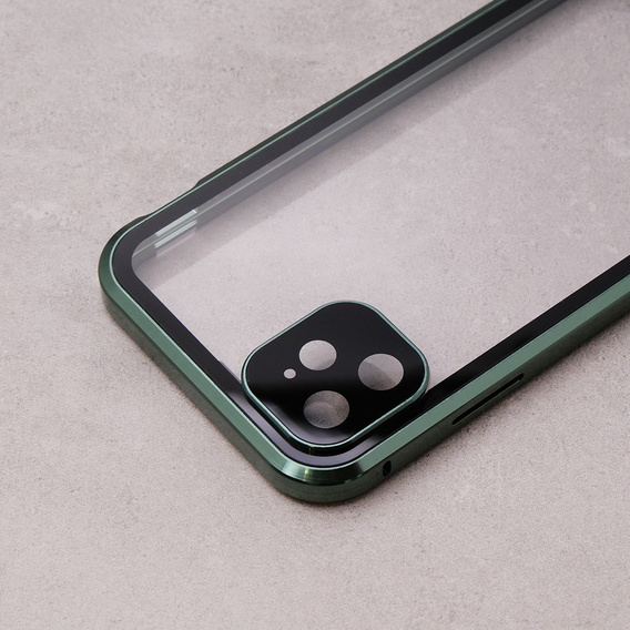 Чохол для iPhone 11, Magnetic Dual Glass, зелений
