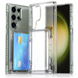 Чохол для Samsung Galaxy S24 Ultra, Card Holder, прозорий