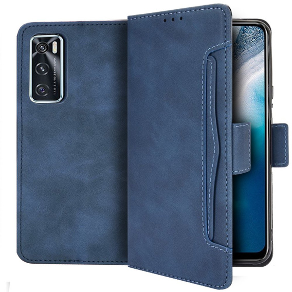 Откидной чехол для vivo V20 SE / vivo Y70 2020, Card Slot, синий