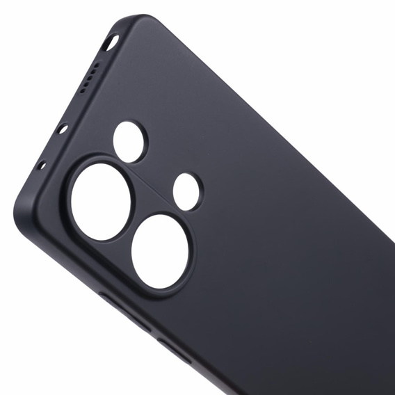 Чехол до Xiaomi Redmi Note 13 Pro 4G / Xiaomi Redmi Note 14S / Xiaomi Poco M6 Pro 4G, Silicone Lite, чёрный