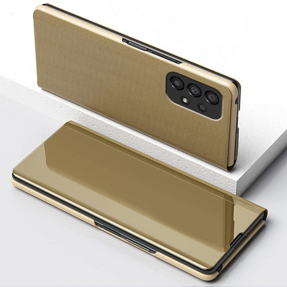 Чoхол до Samsung Galaxy A13 4G, Clear View, золотий