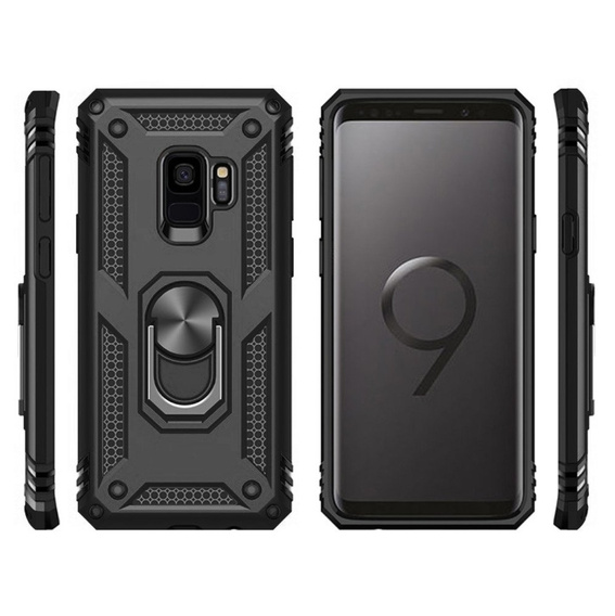 Броньований Чoхол до Samsung Galaxy S9, Nox Case Ring, чорний