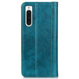 Чехол до Sony Xperia 10 V, Wallet Litchi Leather, зелёный