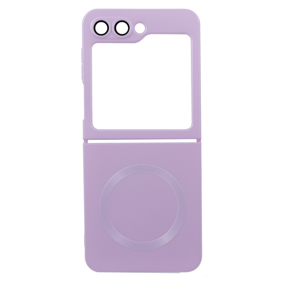 Чехол для ПК Samsung Galaxy Z Flip5 5G, для MagSafe, пурпурный