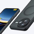 Чехол для Xiaomi Poco F7 Pro, для MagSafe, ERBORD Matt Case, чёрный