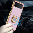 Чoхол до Samsung Galaxy Z Flip 4 5G, Electro Ring, фіолетовий