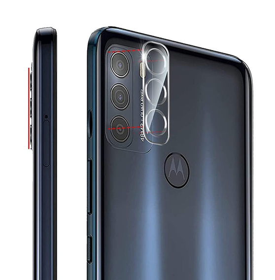 Закаленное стекло камеры для Motorola Moto G50, синий