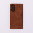 Чохол для Oppo A78 5G, ERBORD Vintage, гаманець з клапаном, коричневий