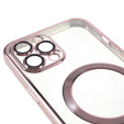 Чехол до iPhone 12 Pro, MagSafe Hybrid, розовый