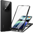 Чохол для Xiaomi Redmi Note 14 Pro+, Magnetic Dual Glass, чорний