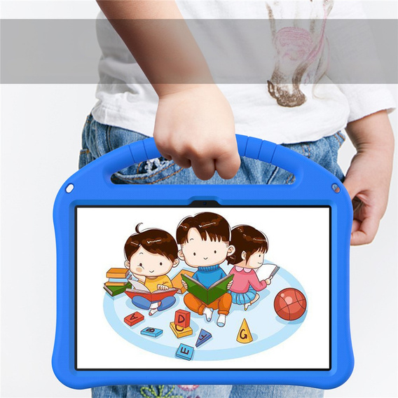 Детский чехол для T Tablet 2 5G, с подставкой и ручкой, синий
