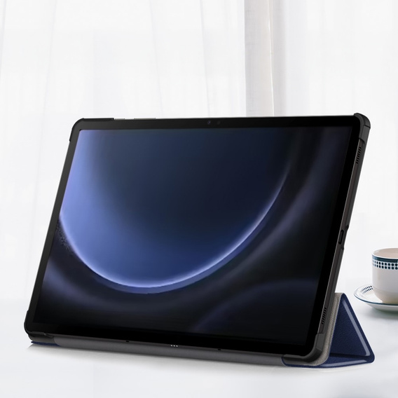 Чохол для Samsung Galaxy Tab S9 FE+ Plus, Smartcase з місцем для стилуса, темно-синій