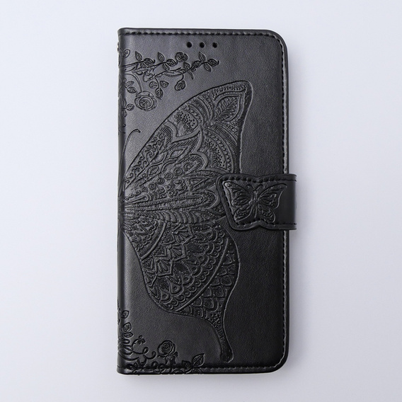 Чохол-книжка для Xiaomi 13T / 13T Pro, Butterfly, чорний