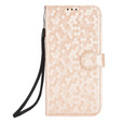 Флип-кейс для Motorola Moto G86 5G, Wallet Rhombus, золотой
